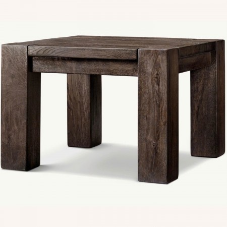 ChunKy Walnut : Đôn Góc Trang Trí Gỗ Sồi - 1 Tầng